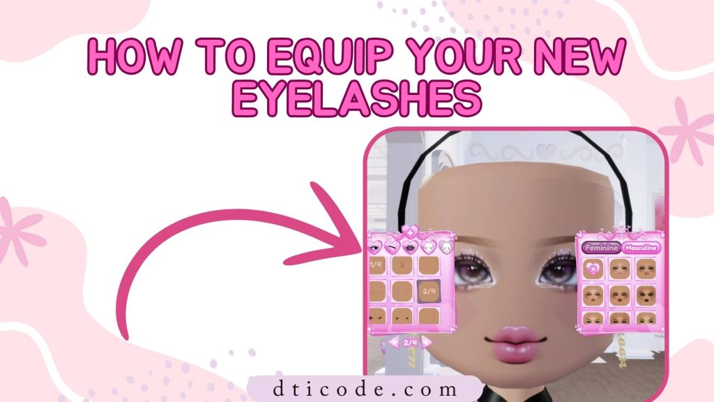 how to equip your new eyelashes banner