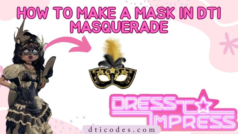 how to make a mask in DTI Masquerade banner