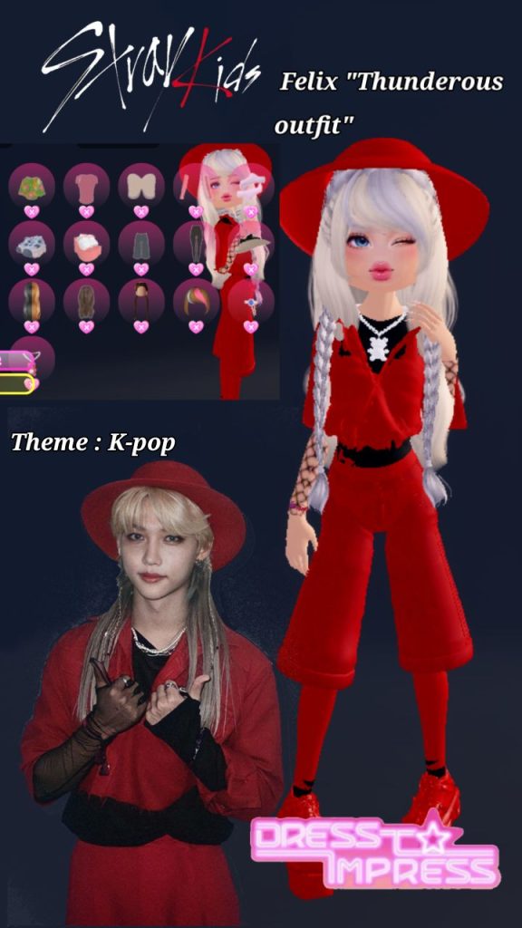 red dress k pop