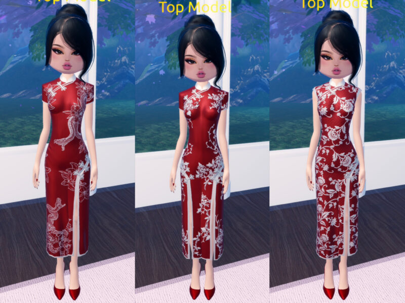 Cheongsam 3 variants