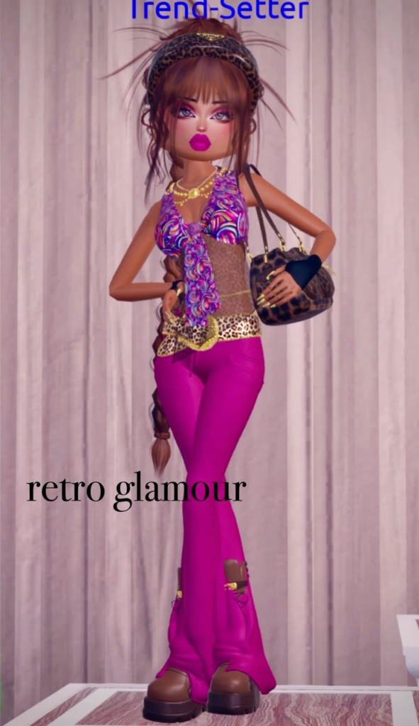 Retro glamor theme outfit in dti