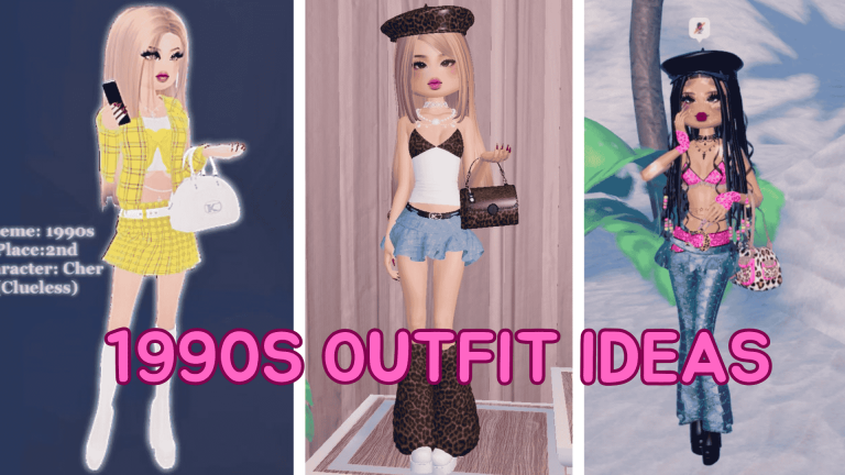 1990s Outfit Ideas for Dress To Impress Banner